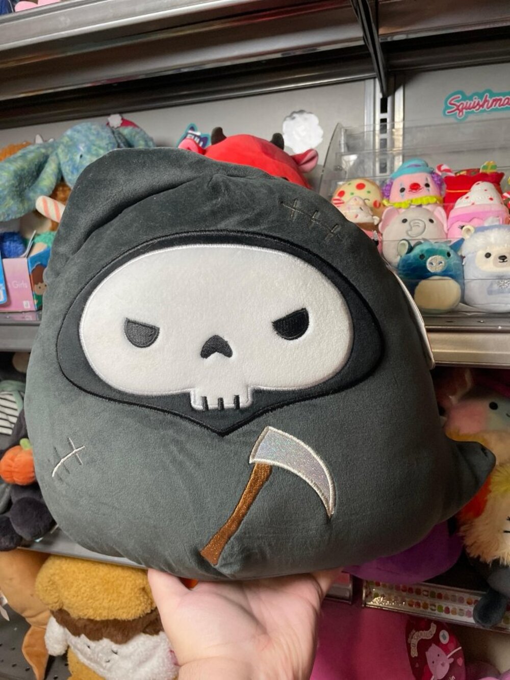 Squishmallow Otto Grim Reaper 2023 Halloween Squish Plush - NWT 12”